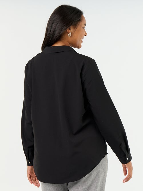 Camicia fluida tinta unita - Kiabi Camicia fluida tinta unita - Kiabi