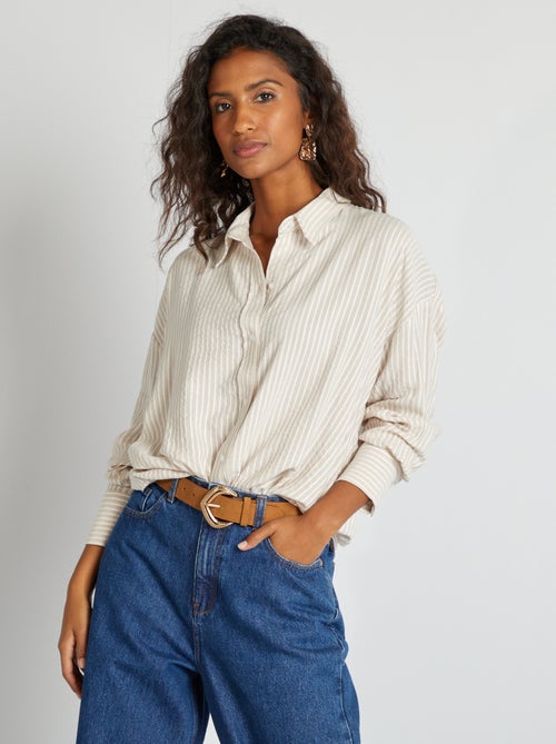 Camicia fluide oversize - Kiabi