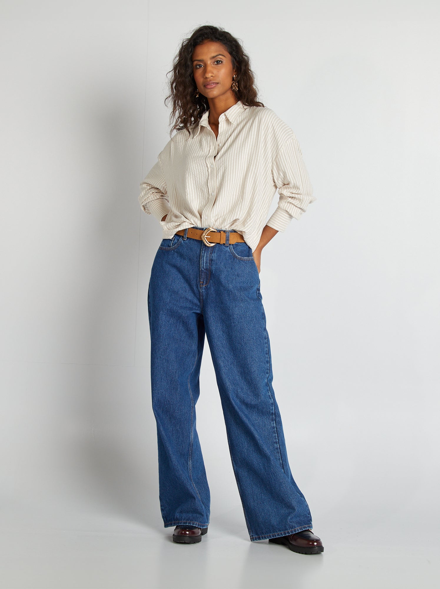 Trendyol Modeste Oversize Donna Con Colletto A Camicia - Camiciola In Cotone E Poliestere, Leggera E Fresca, Taglia S/36, Nero