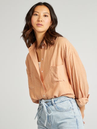 Camicia fluide taglio oversize