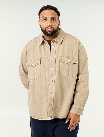 Camicia-giacca in denim