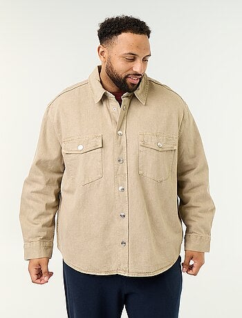Camicia-giacca in denim