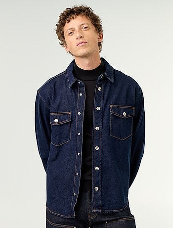 Camicia-giacca in denim