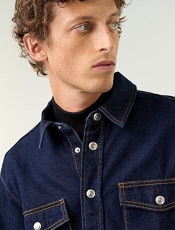 Camicia-giacca in denim