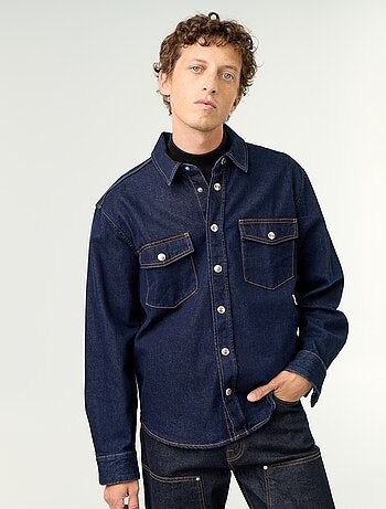 Camicia-giacca in denim