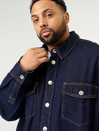 Camicia-giacca in denim