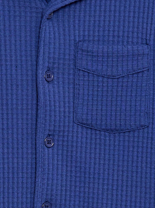 Camicia goffrata tinta unita - Kiabi