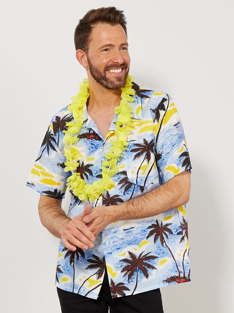 Camicia hawaiana blu - Kiabi