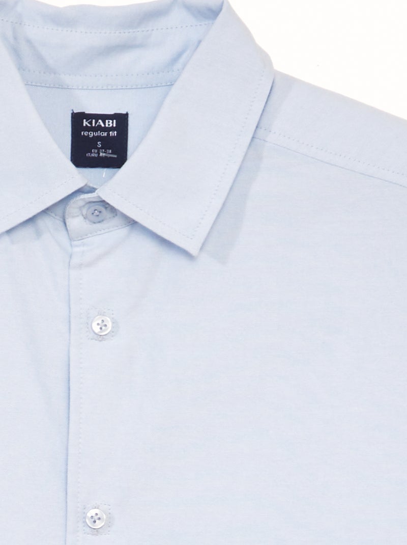 Camicia in chambray - collezione facile da indossare BLU - Kiabi