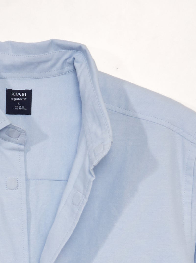 Camicia in chambray - collezione facile da indossare BLU - Kiabi