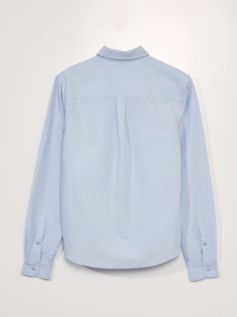 Camicia in chambray - collezione facile da indossare BLU - Kiabi