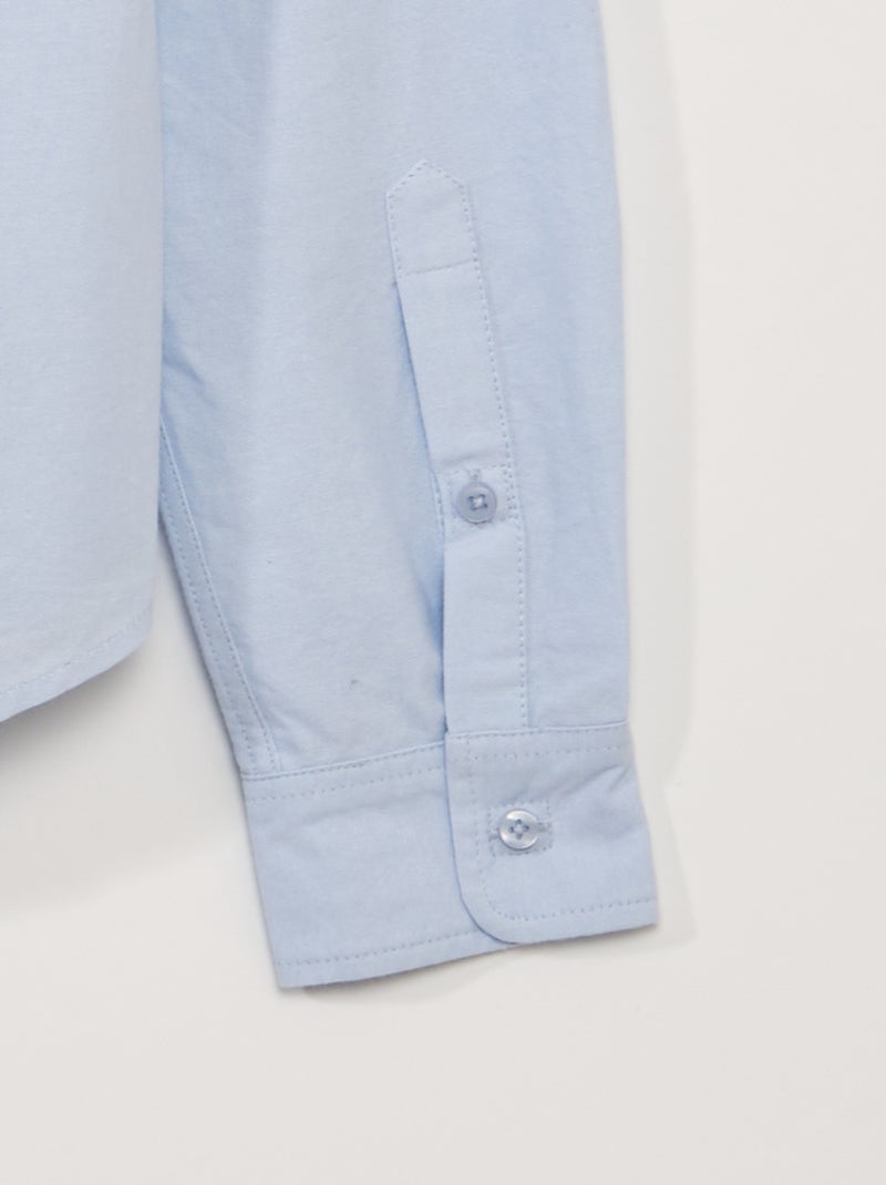 Camicia in chambray - collezione facile da indossare BLU - Kiabi