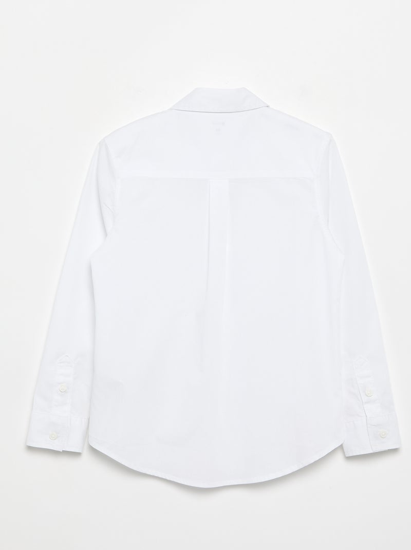 Camicia in cotone - collezione facile da indossare Bianco - Kiabi