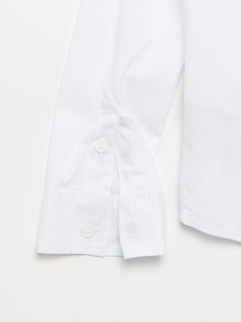 Camicia in cotone - collezione facile da indossare Bianco - Kiabi