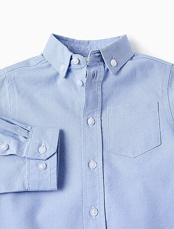 Camicia in cotone a maniche lunghe