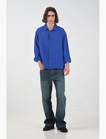 Camicia in cotone a maniche lunghe dalla vestibilità ampia giesto