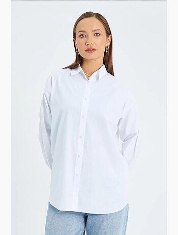Camicia in cotone a maniche lunghe mixray