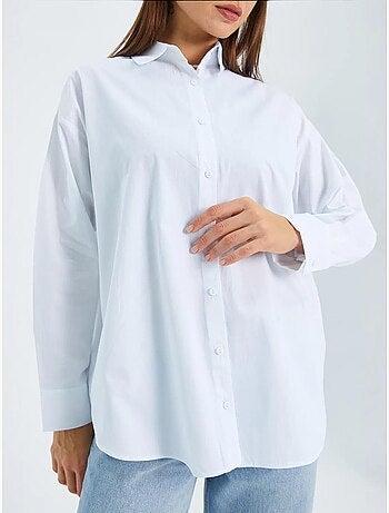 Camicia in cotone a maniche lunghe mixray