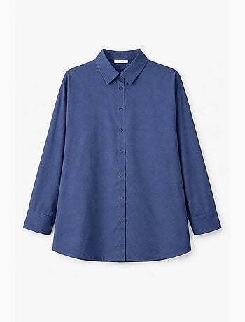 Camicia in cotone a maniche lunghe mixray