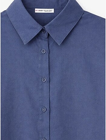 Camicia in cotone a maniche lunghe mixray