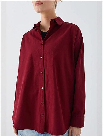 Camicia in cotone a maniche lunghe mixray