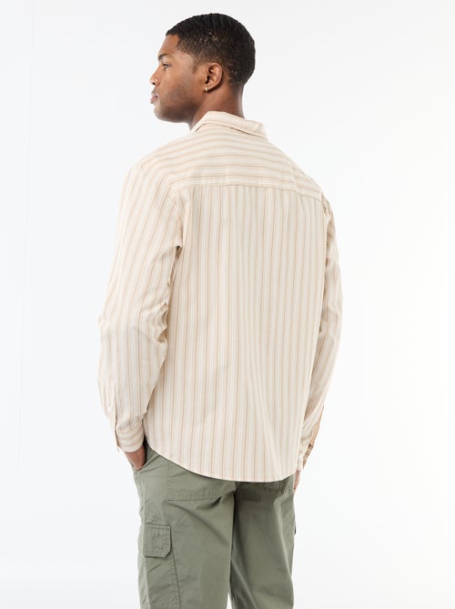 Camicia in cotone a righe - Kiabi