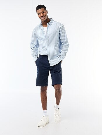 Camicia in cotone a righe