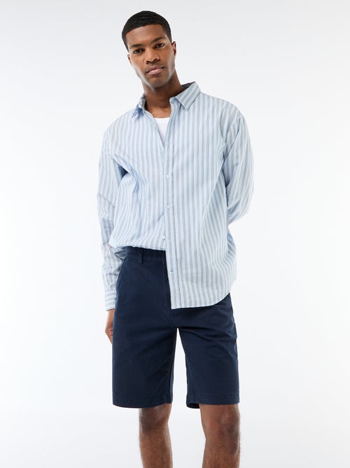 Camicia in cotone a righe - Kiabi