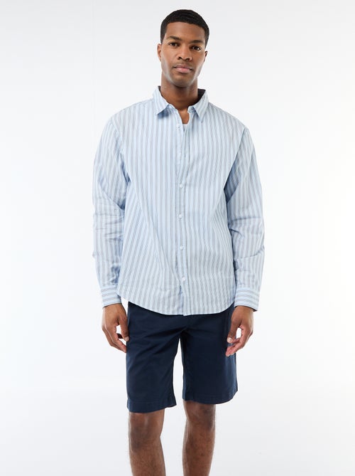 Camicia in cotone a righe - Kiabi