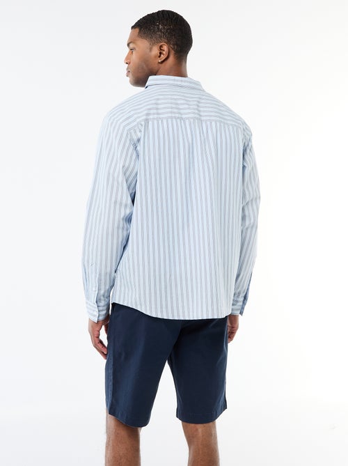 Camicia in cotone a righe - Kiabi