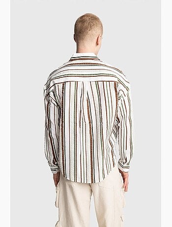 Camicia in cotone a righe dal fit rilassato giesto