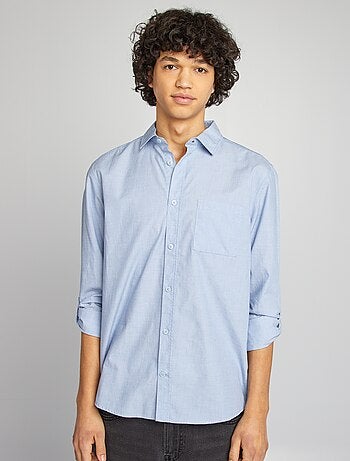 Camicia in cotone con tasche