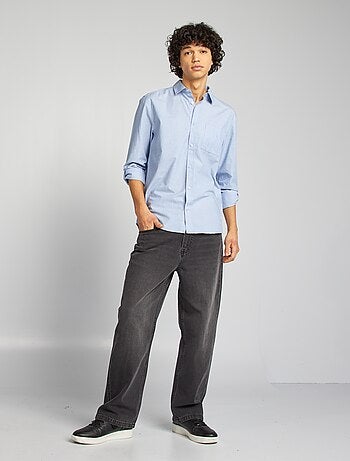 Camicia in cotone con tasche