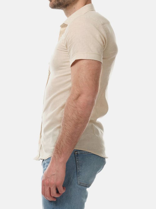 Camicia in cotone e lino - Kiabi