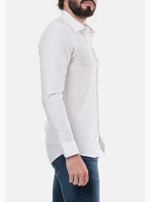 Camicia in cotone e lino - Kiabi