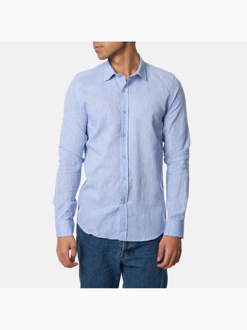 Camicia in cotone e lino - Kiabi