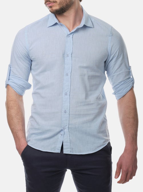 Camicia in cotone e lino - Kiabi