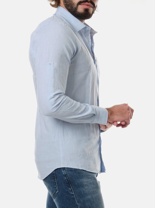 Camicia in cotone e lino - Kiabi