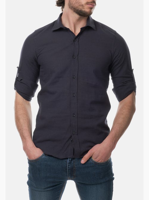 Camicia in cotone e lino - Kiabi