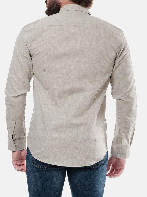 Camicia in cotone e lino - Kiabi