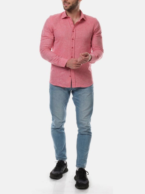 Camicia in cotone e lino - Kiabi