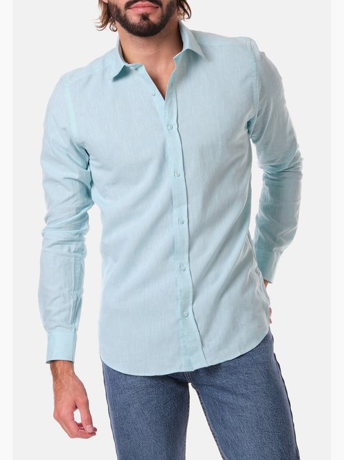 Camicia in cotone e lino - Kiabi