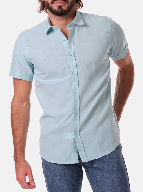 Camicia in cotone e lino - Kiabi