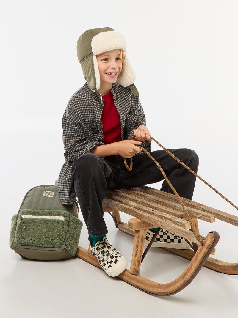 Camicia in cotone Nero - Kiabi