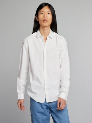 Camicia in cotone oxford