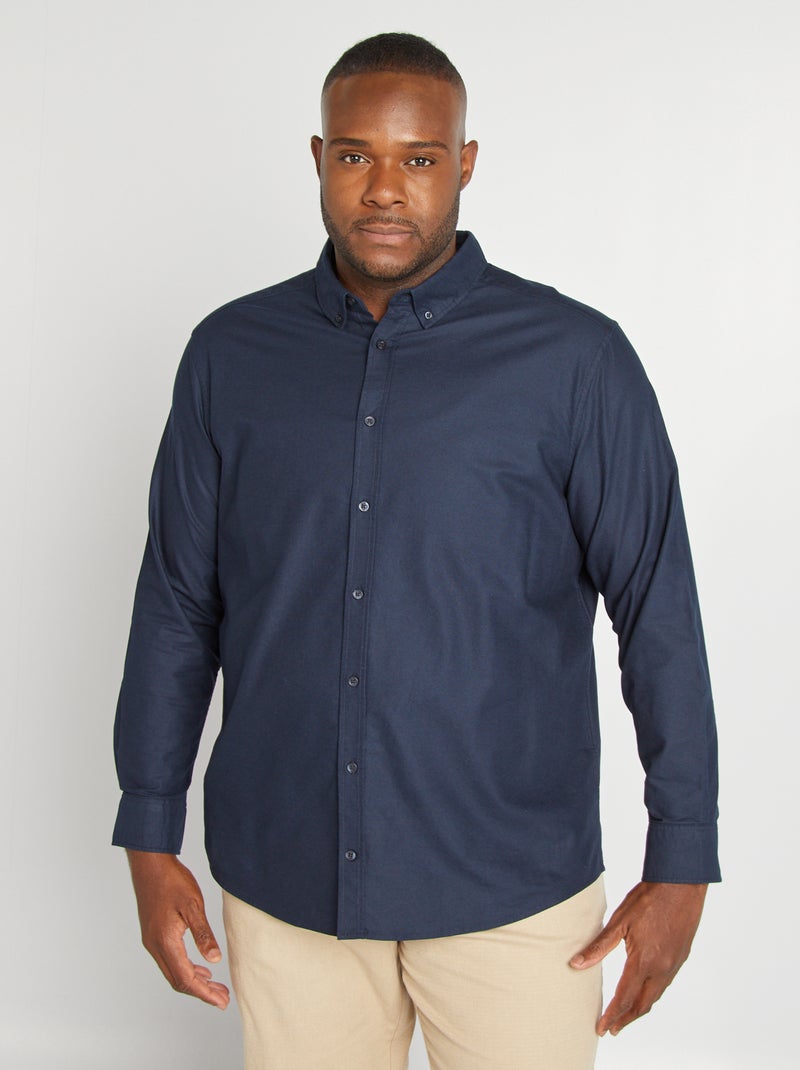 Camicia in cotone oxford BLU - Kiabi