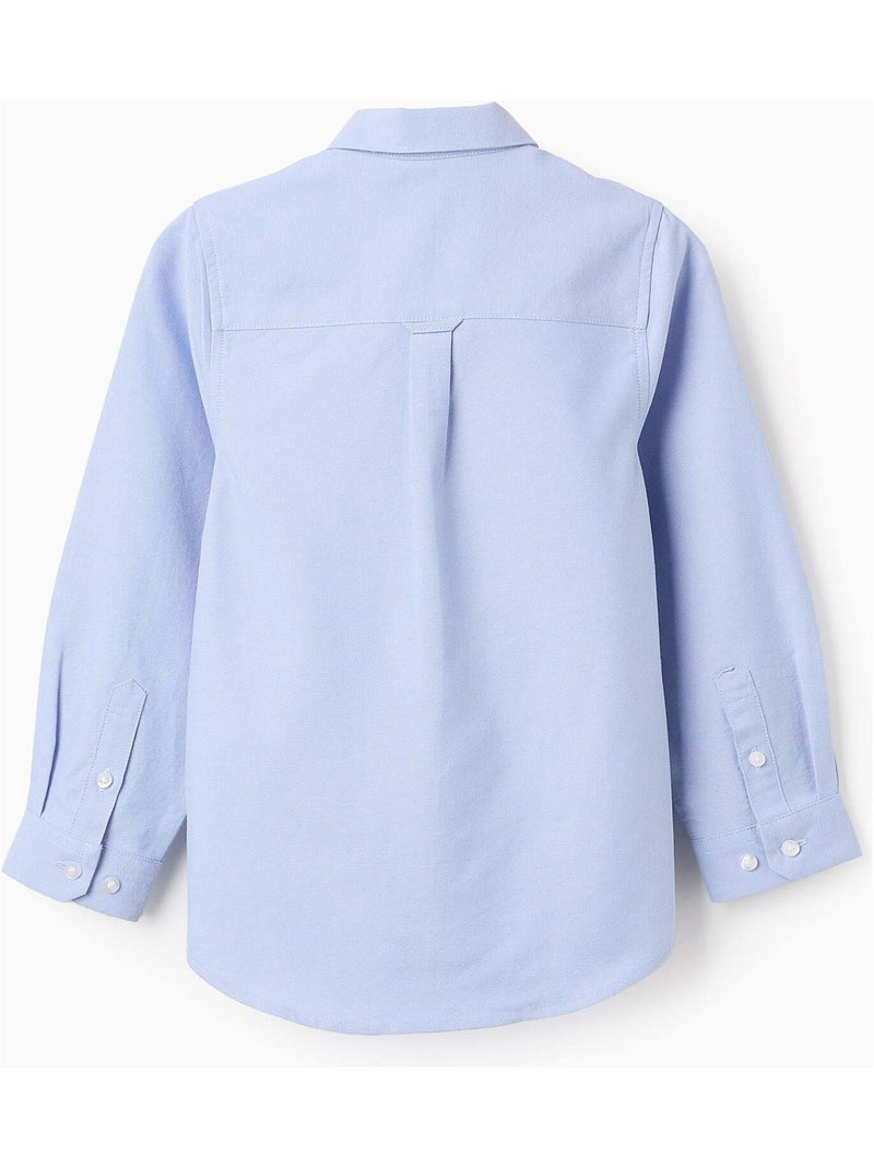 Camicia in cotone oxford Blu chiaro - Kiabi
