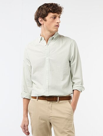 Camicia in cotone oxford regular fit