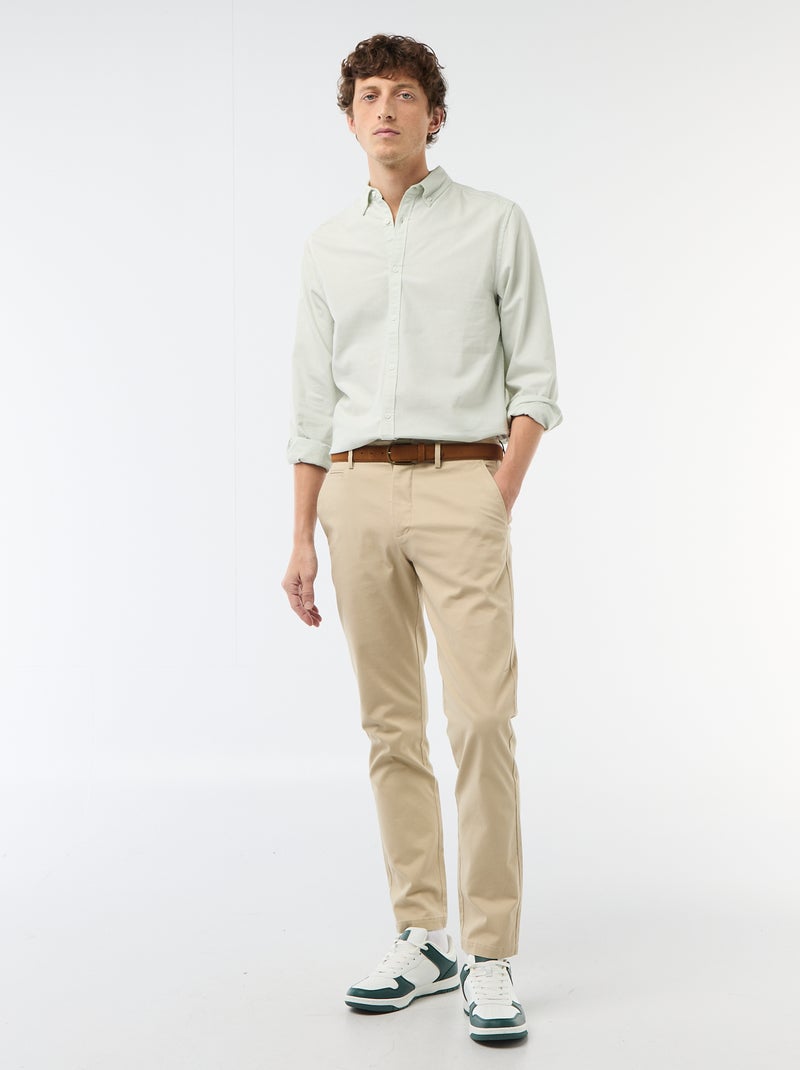 Camicia in cotone oxford regular fit Blu - Kiabi