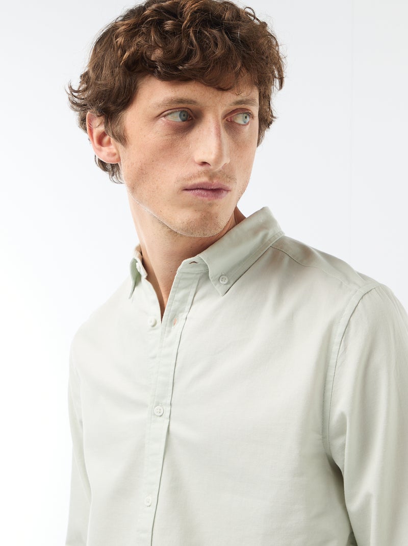 Camicia in cotone oxford regular fit Blu - Kiabi